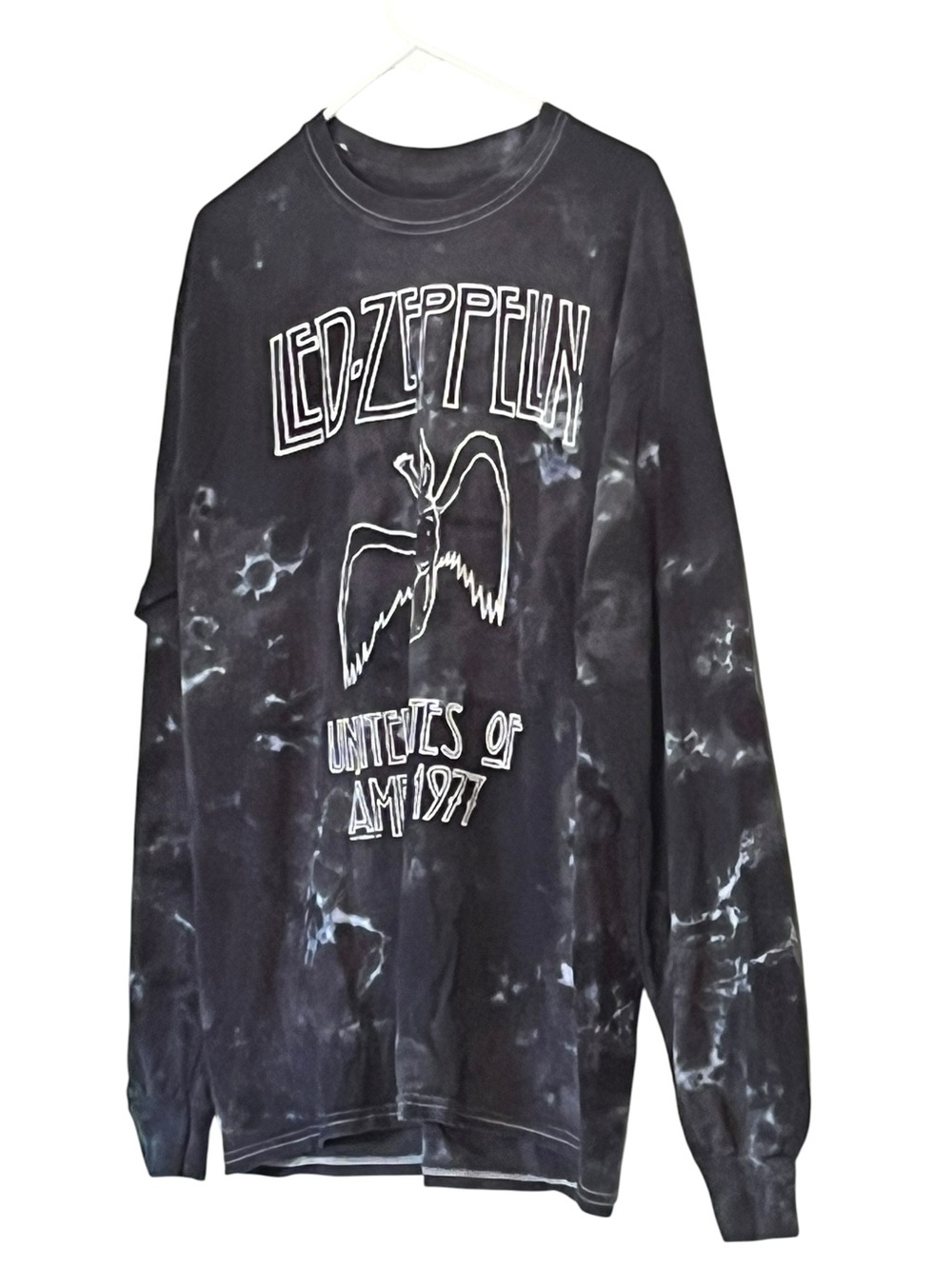Led Zeppelin 1977 Tour Graphic Tee Large Concert Shirt Streetwear Y2K - Picture 4 of 7